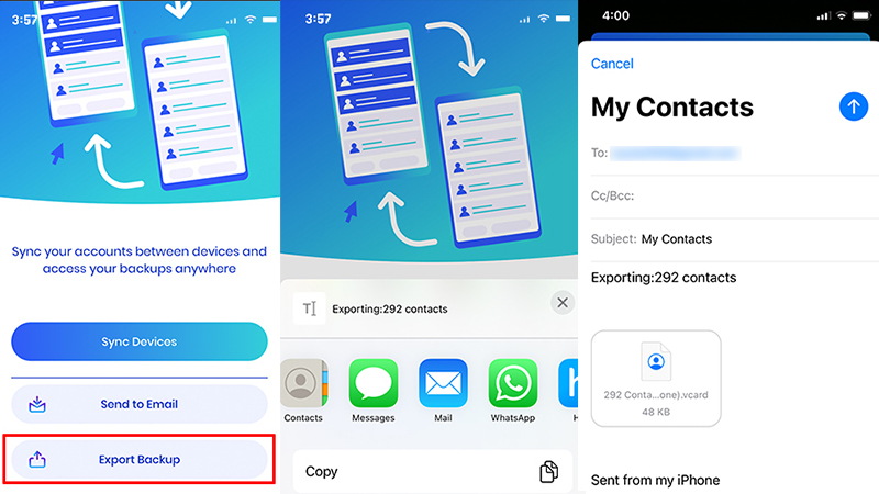 How To Export Contacts From iPhone
