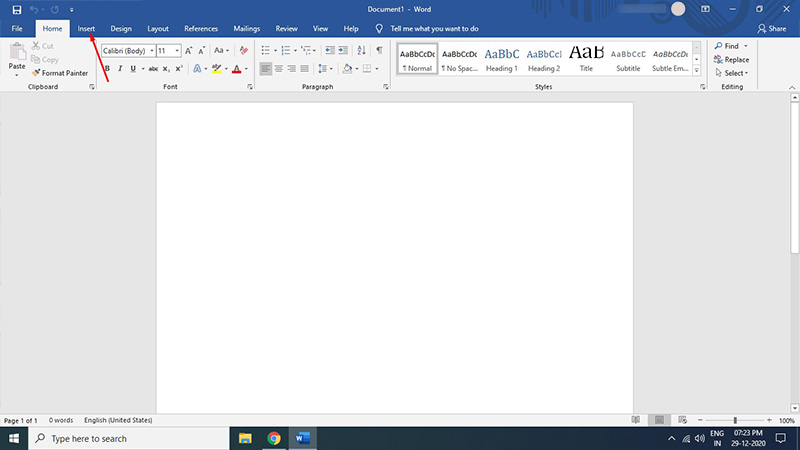 Insert a PDF as an image in Word
