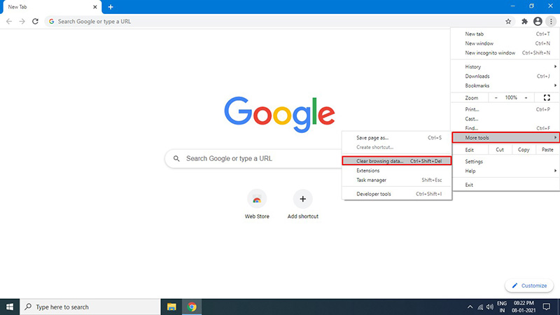 How to Clear Cookies in Google Chrome