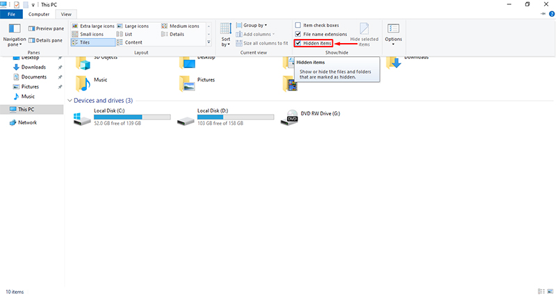 How To Delete $GetCurrent Folder Using File Explorer